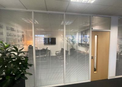 600 double glazed with blinds