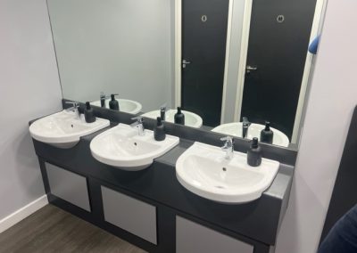 Bathroom toilet refurbishment
